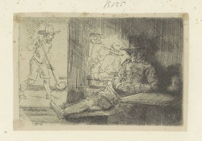 Jeu de crosse - Rembrandt van Rijn
