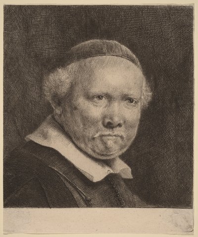 Lieven Willemsz van Coppenol : « The Larger Plate » - Rembrandt van Rijn