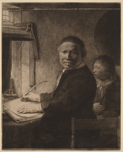 Lieven Willemsz van Coppenol : « The Smaller Plate » - Rembrandt van Rijn