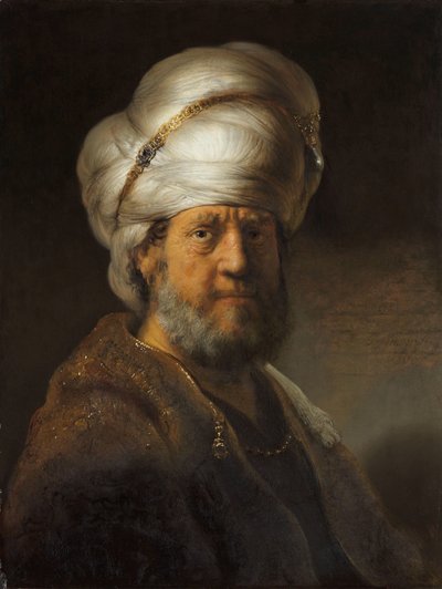 Homme en vêtements orientaux - Rembrandt van Rijn