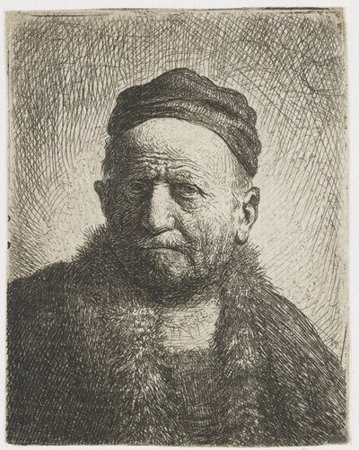 Homme portant un bonnet : buste (le père de l