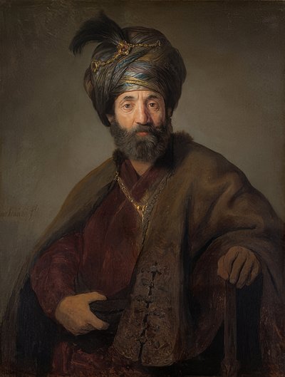 Homme en costume oriental, vers 1635 - Rembrandt van Rijn