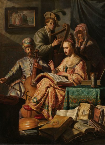 Compagnie musicale - Rembrandt van Rijn