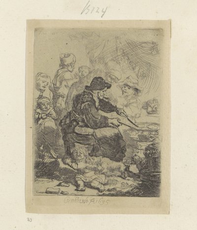 Crêpière - Rembrandt van Rijn