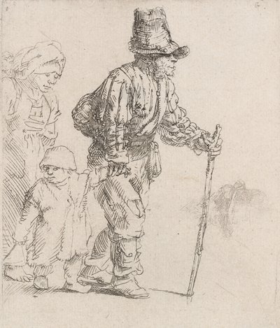 Famille de paysans en vadrouille, c. 1652 - Rembrandt van Rijn