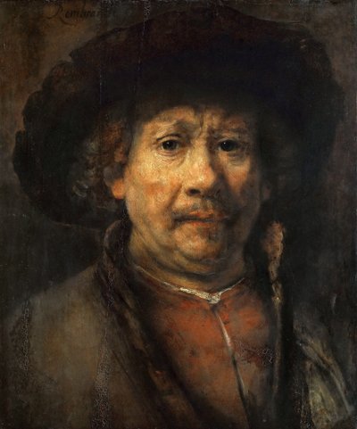 Petit autoportrait - Rembrandt van Rijn
