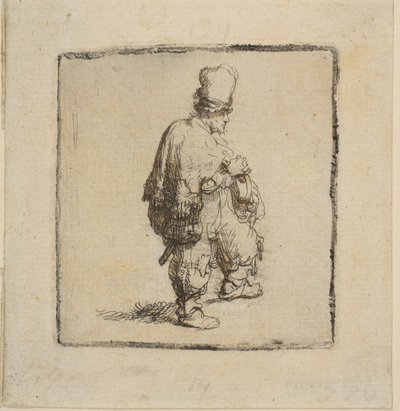 Polonais debout avec les bras croisés, 1630-40 - Rembrandt van Rijn