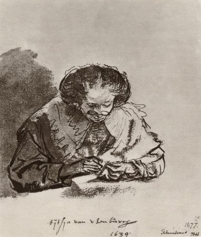 Portrait de Titia van Uylenburgh - Rembrandt van Rijn