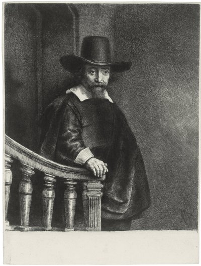 Portrait du docteur Ephraim Bueno - Rembrandt van Rijn