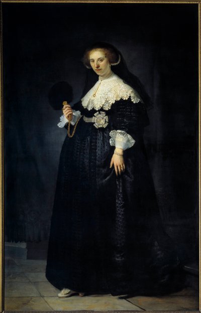 Portrait en pied de Oopjen Coppit - Rembrandt van Rijn