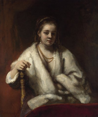 Portrait de Hendrickje Stoffels, vers 1655-1656 - Rembrandt van Rijn