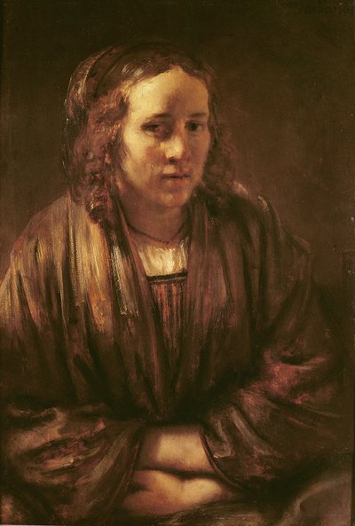 Portrait de Hendrikje Stoffels - Rembrandt van Rijn