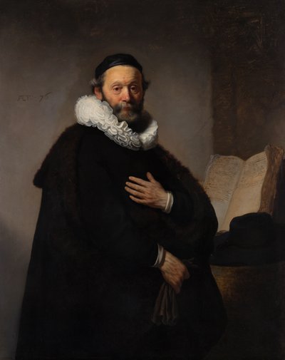 Portrait du ministre remontrant Johannes Wtenbogaert, 1633 - Rembrandt van Rijn