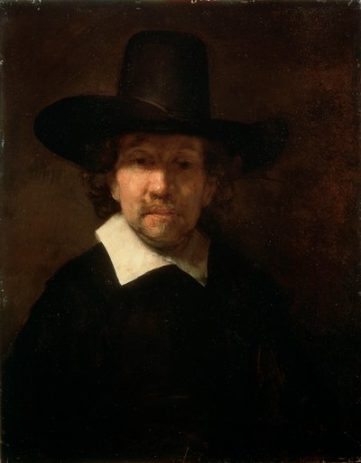 Portrait du poète Jeremias de Decker - Rembrandt van Rijn