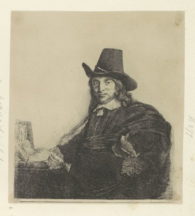Portrait du peintre Jan Asselijn - Rembrandt van Rijn