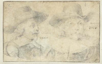 Portraits de Cornelis de Graeff et Frans Banningh Cocq - Rembrandt van Rijn