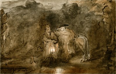 Repos pendant la fuite en Égypte - Rembrandt van Rijn