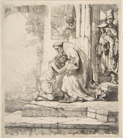 Retour du fils prodigue, 1620-69 - Rembrandt van Rijn