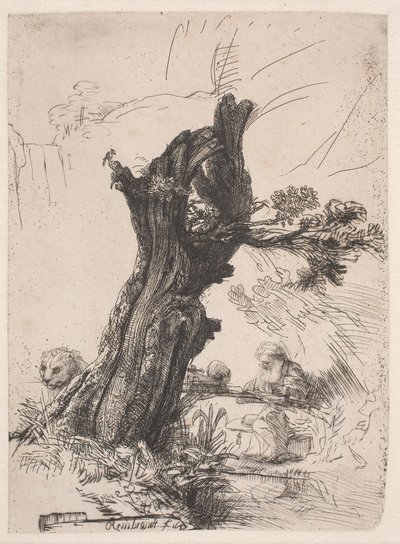 Saint Jérôme près d