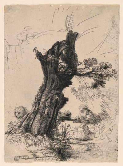 Saint Jérôme à côté d