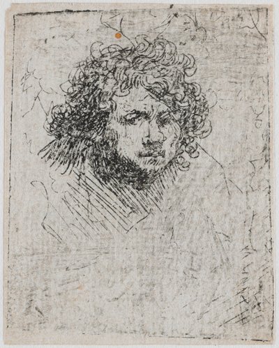 Autoportrait, vers 1626-1629 - Rembrandt van Rijn
