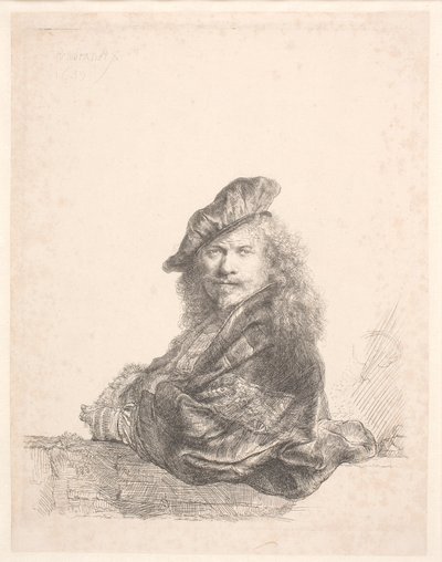 Autoportrait - Rembrandt van Rijn