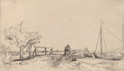 Le Pont de Six, 1645. - Rembrandt van Rijn