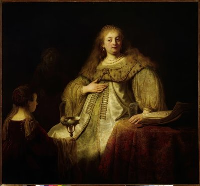 Sophonisbe reçoit la coupe de poison sur ordre de son mari - Rembrandt van Rijn