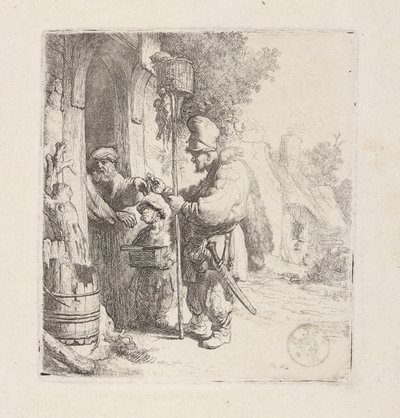 Vendeur de raticide (Szczurołap) - Rembrandt van Rijn