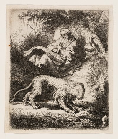 Saint Jérôme lisant - Rembrandt van Rijn