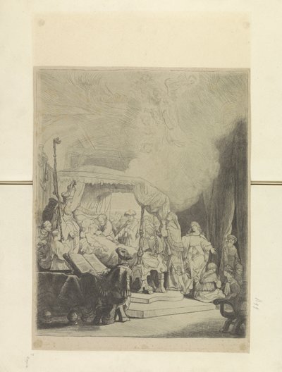 Lit de mort de Maria - Rembrandt van Rijn