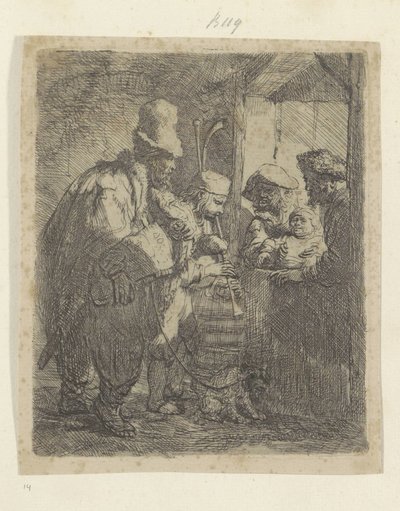 Musiciens de rue - Rembrandt van Rijn