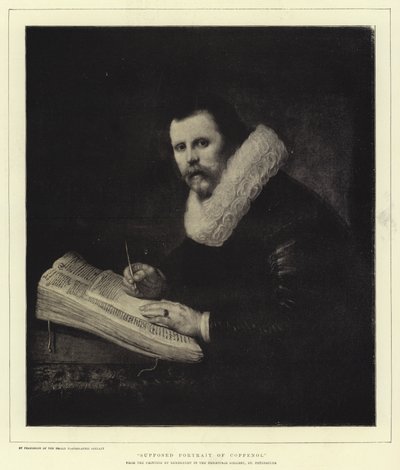 Supposé portrait de Coppenol - Rembrandt van Rijn