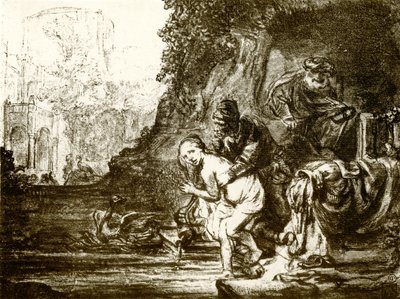 Suzanne et les vieillards - Rembrandt van Rijn