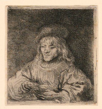 Le joueur de cartes - Rembrandt van Rijn