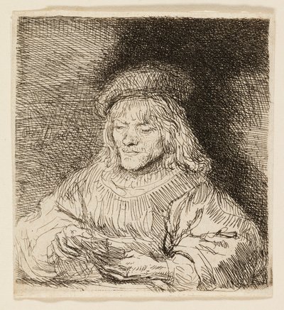 Le Joueur de cartes - Rembrandt van Rijn
