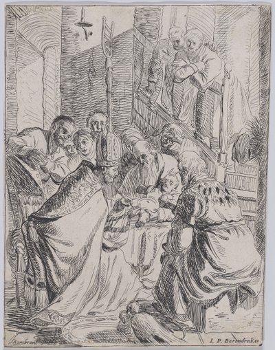 La Circoncision - Rembrandt van Rijn