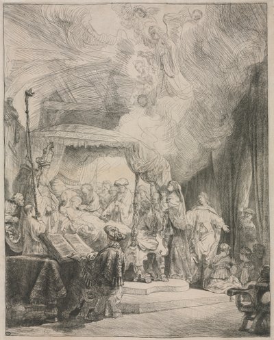 La mort de la Vierge, 1639 - Rembrandt van Rijn