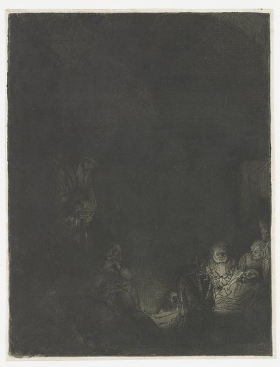 La mise au tombeau - Rembrandt van Rijn