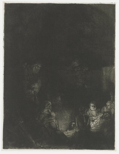 La Mise au tombeau - Rembrandt van Rijn