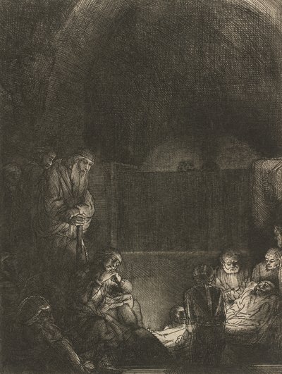 La Mise au tombeau, vers 1654 - Rembrandt van Rijn