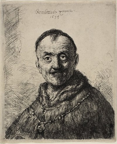 La première tête orientale - Rembrandt van Rijn