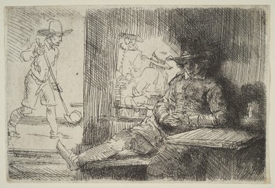 Le Joueur de Golf - Rembrandt van Rijn