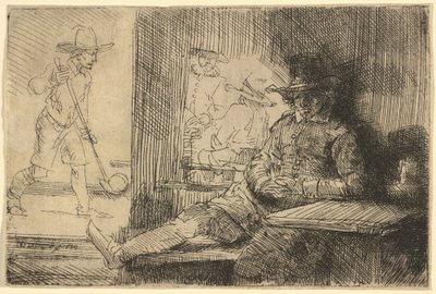 Le joueur de golf - Rembrandt van Rijn