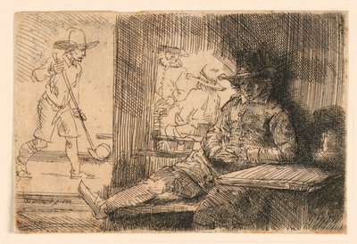 Le joueur de golf - Rembrandt van Rijn