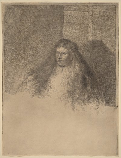 La grande mariée juive - Rembrandt van Rijn