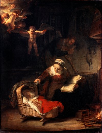 La Sainte Famille, 1645 - Rembrandt van Rijn