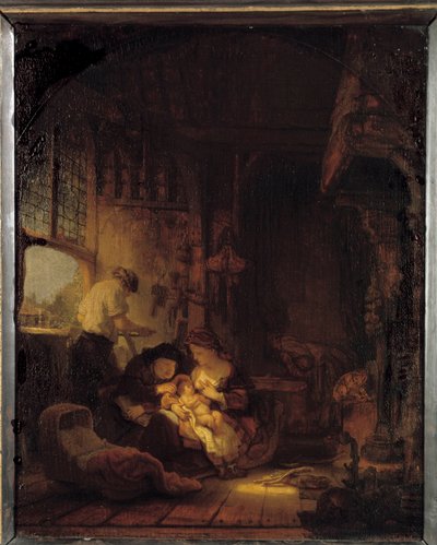 La Sainte Famille - Rembrandt van Rijn