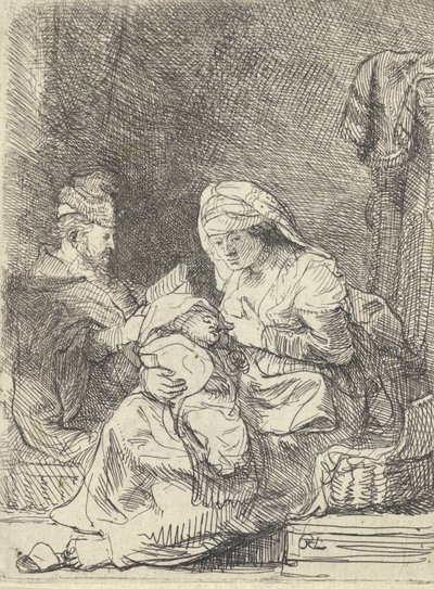 La Sainte Famille, vers 1632 - Rembrandt van Rijn