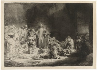 La gravure des cent florins - Rembrandt van Rijn